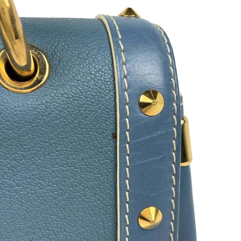 Louis Vuitton Tarantue One-Shoulder Handbag, Suhali Blue, M91821, Women's - Picture 6 of 10